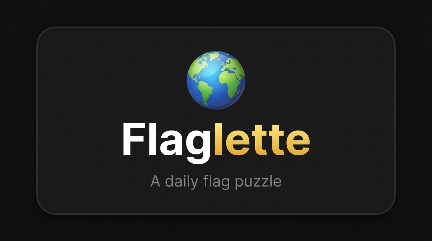 Flaglette — Daily Flag Guessing Game